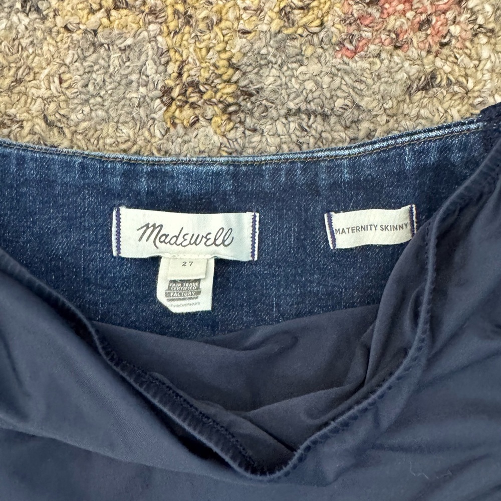 Madewell Maternity Skinny Jeans - Dark Blue